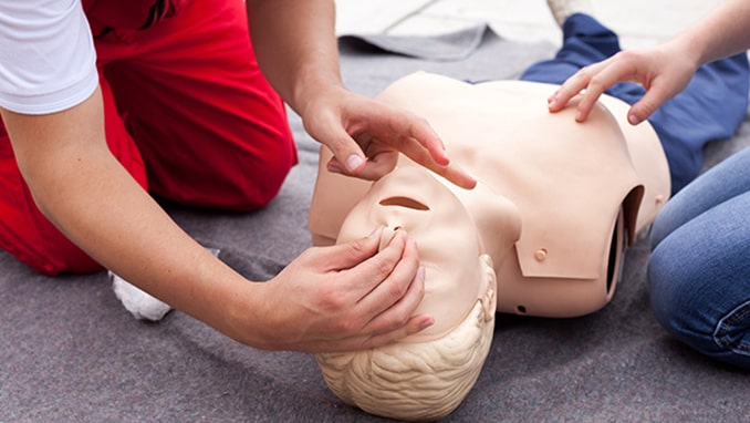 気道確保の写真